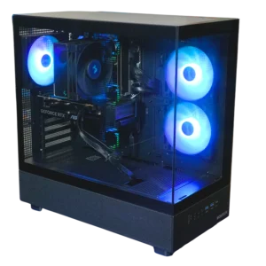 Top Fragger Pro gaming computer med RTX 5060, Intel Core i5-12400F, 16GB DDR5 RAM og 1TB NVMe SSD – stærk gamer PC til 1080p og 1440p gaming