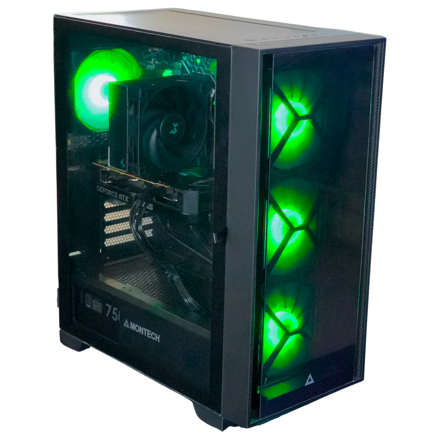 Prime #2 gaming computer med RTX 5060, Intel Core i5-14400F, 16GB RAM og 1TB NVMe SSD – stærk gamer PC til 1080p og 1440p gaming