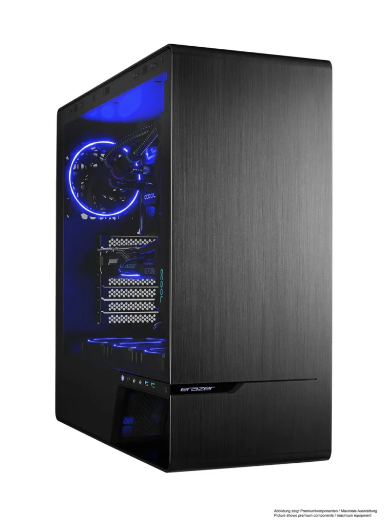 Medion ERAZER Enforcer X10 gaming computer med RTX 4070 Ti Super, Intel Core i7-14700KF, 32GB DDR5 RAM og 1TB NVMe SSD – high-end gamer PC