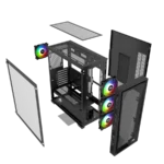 Geekd Top Gaming PC med RTX 5070 Ti, Ryzen 7 9800X3D, 32GB DDR5 RAM og 1TB NVMe SSD – high-end gamer computer til 1440p og 4K gaming
