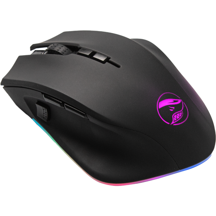 Shark Velocity M71 trådløs gaming mus med 16000 DPI, Pixart PAW3335 sensor og RGB – præcis wireless gaming mus