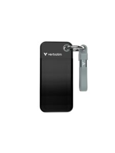 Verbatim Pocket SSD – 2TB – USB 3.2 Gen 2 – Sort / Grå