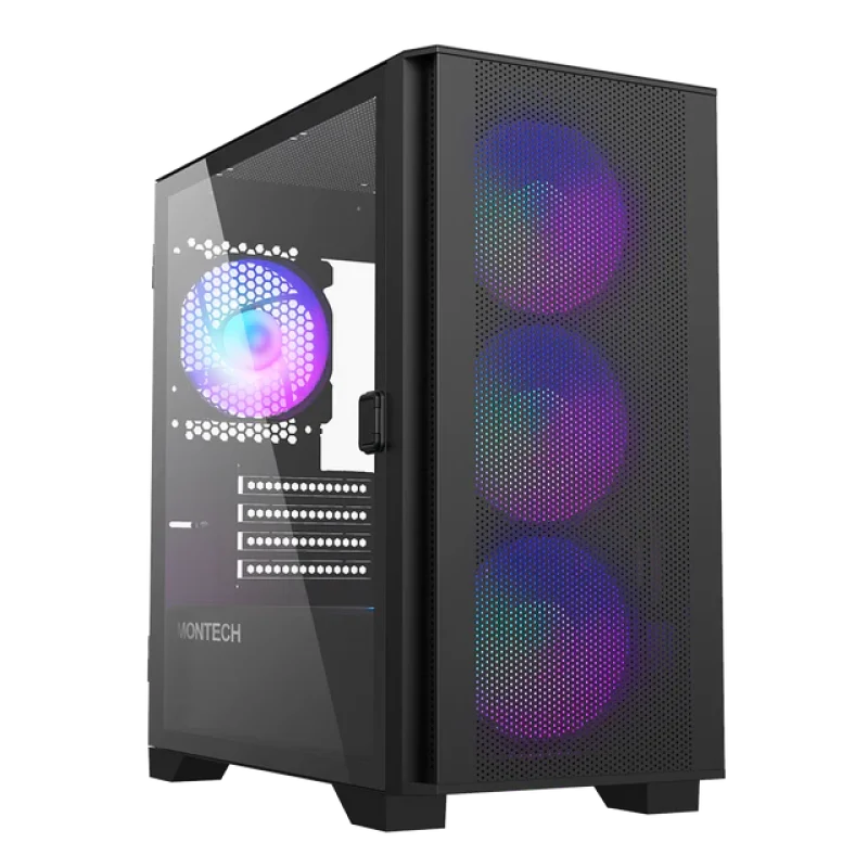 Geekd Cosmos gaming computer med RTX 5070, Intel Core i7-14700F, 32GB DDR5 RAM og 1TB NVMe SSD – kraftfuld gamer PC til high-end gaming