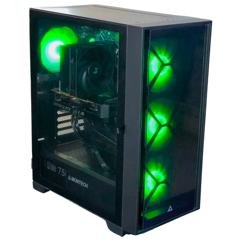 Prime #2 gaming computer med RTX 5060, Intel Core i5-14400F, 16GB RAM og 1TB NVMe SSD – stærk gamer PC til 1080p og 1440p gaming