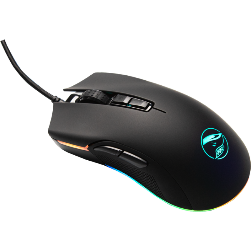 Shark Velocity M70 gaming mus med 12000 DPI, Pixart PMW3360 sensor og RGB lys – præcis gaming mus til FPS og e-sport