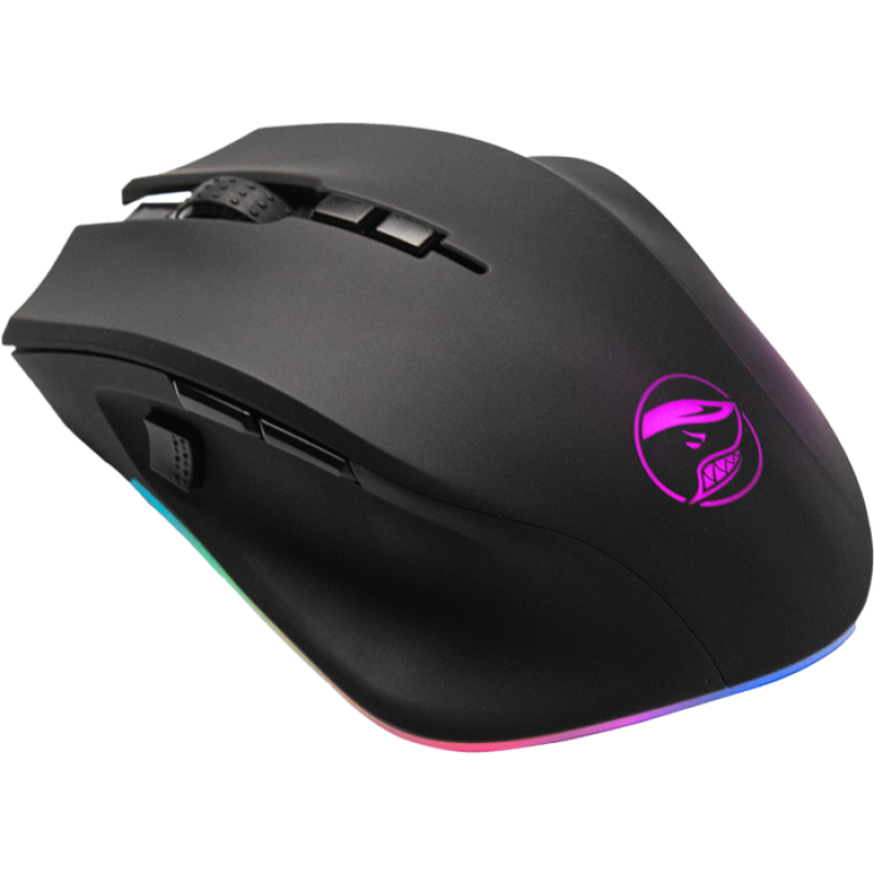 Shark Velocity M71 trådløs gaming mus med 16000 DPI, Pixart PAW3335 sensor og RGB – præcis wireless gaming mus